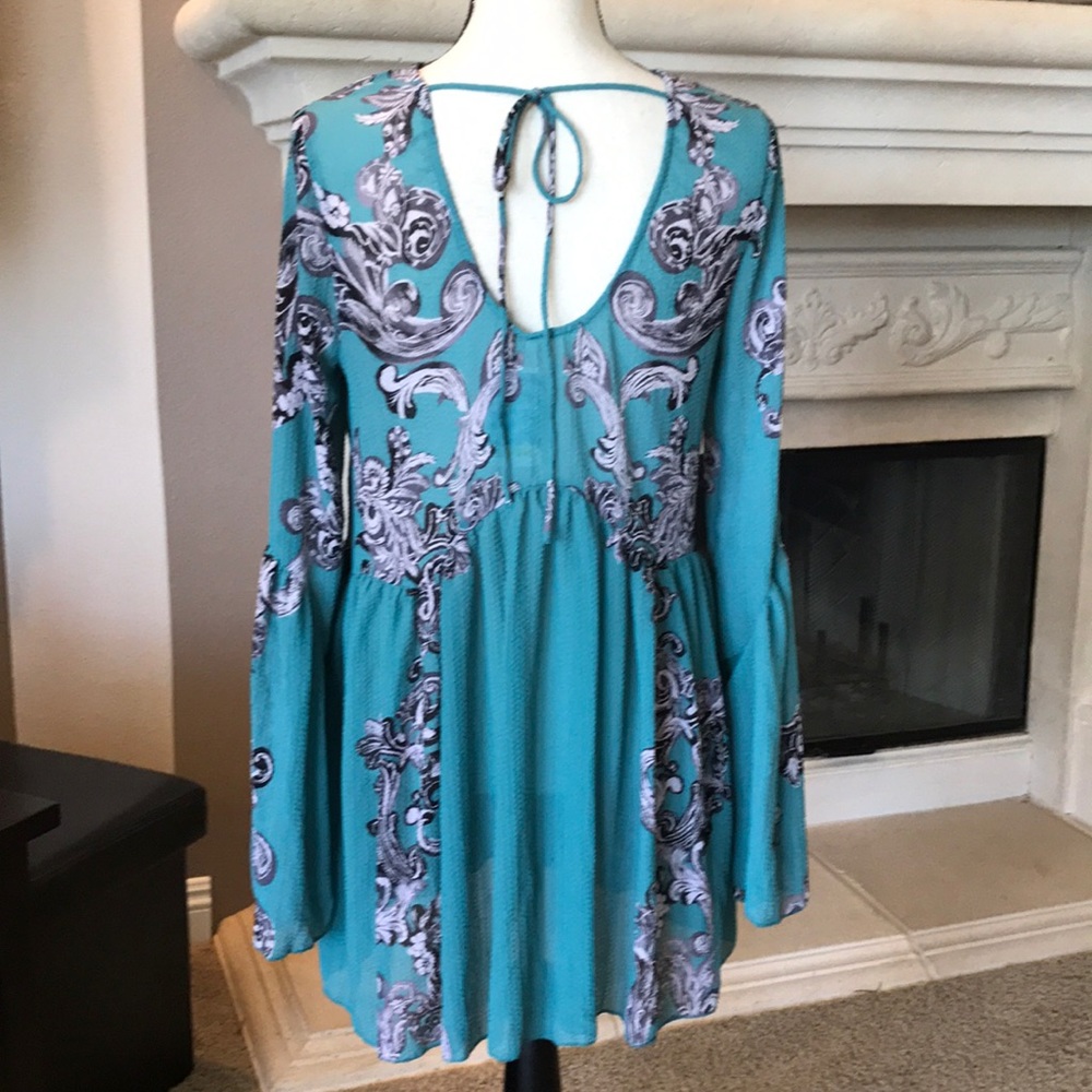 SOLD  Free People Symphony  Bell Sleeve Dress - Picture 6 of 8